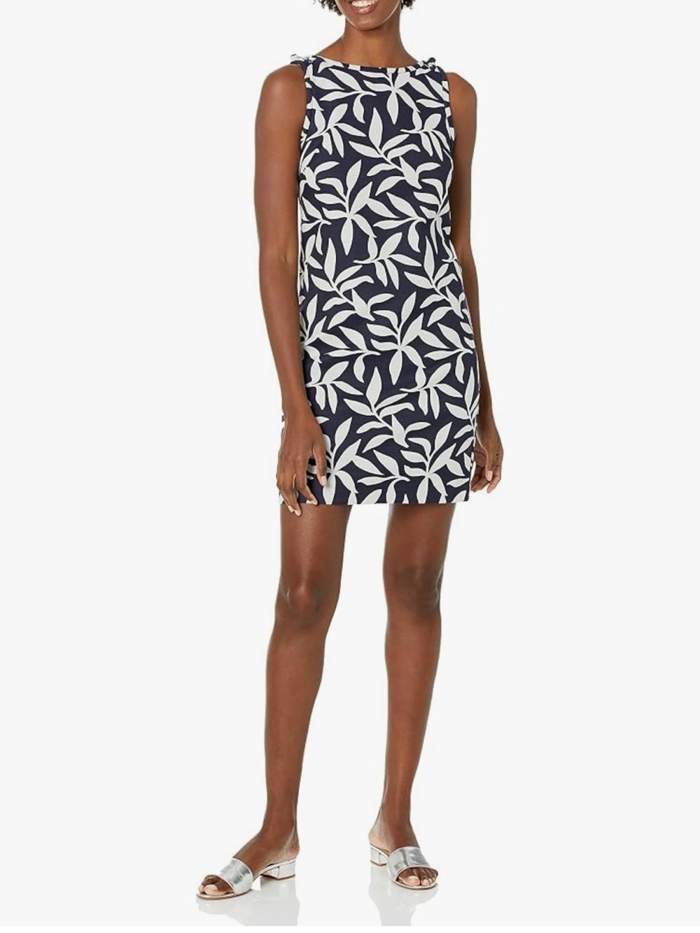 Trina Turk Women's Encantader Dress size:6 blue navy, white